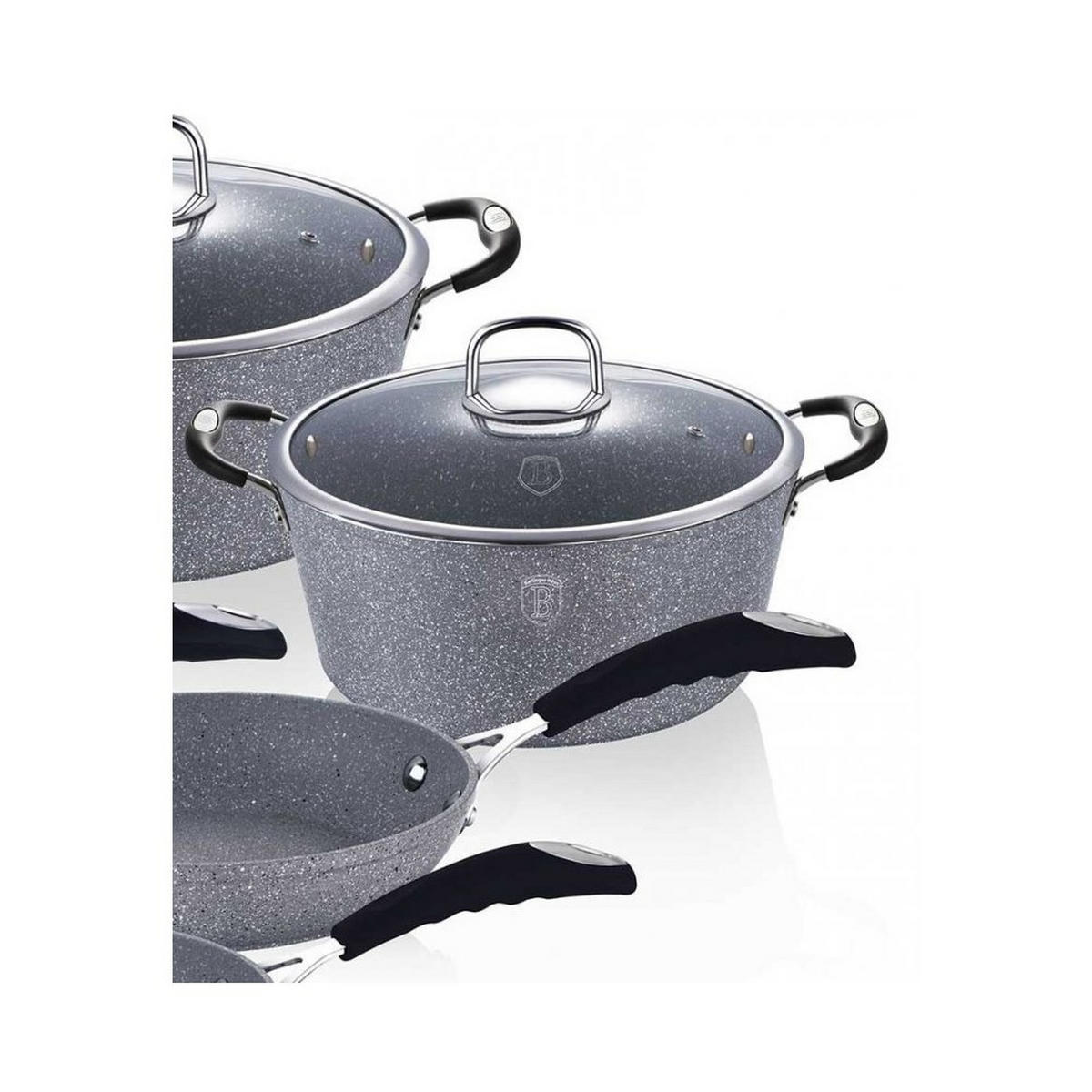TOPFSET Grau 40/50/30 cm 31731 - Grau, Metall - Berlinger Haus
