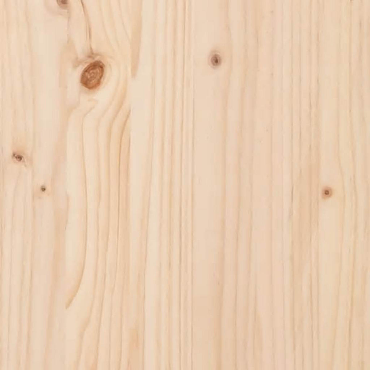 BETT Klock 185.5/205.5 cm - Braun, Holz (180/200cm) - Nettlife