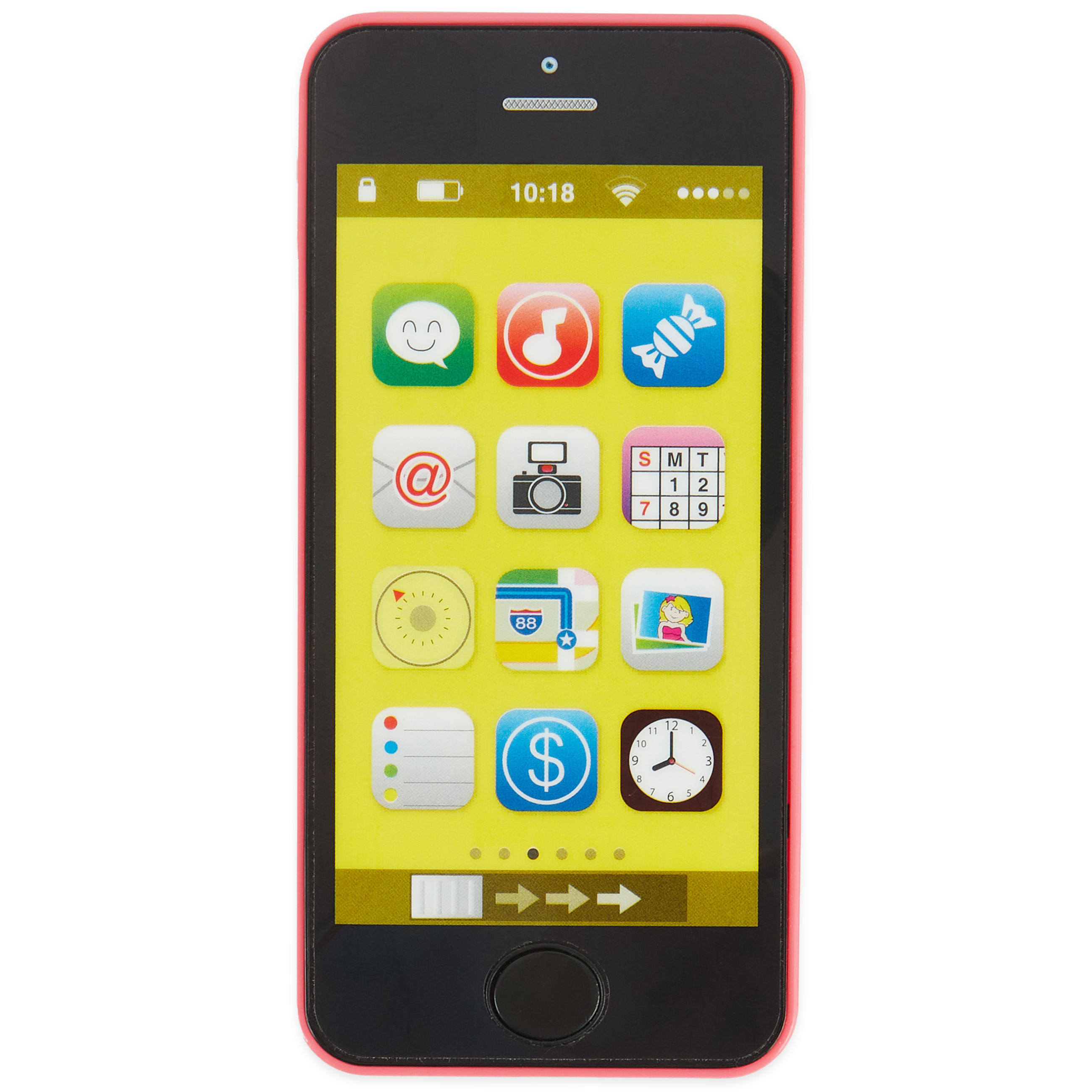 LERNSPASS Kinder Smartphone - Pink, Kunststoff (0.8/5.5cm) - Bieco Spielwaren