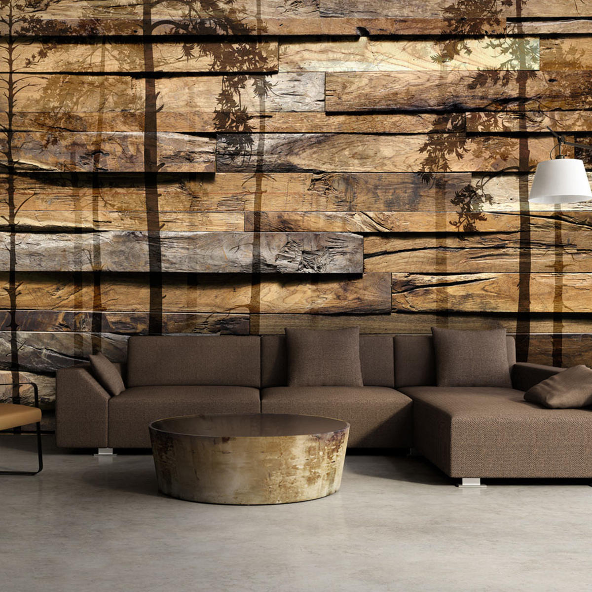 VLIESTAPETE 100/70 cm - Beige/Braun, Textil (100/1cm) - KUNSTLOFT