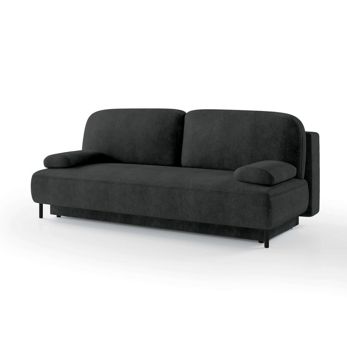 SOFA Tola Anthrazit 140 cm - Anthrazit, Textil (200/95/90cm) - Pillovely