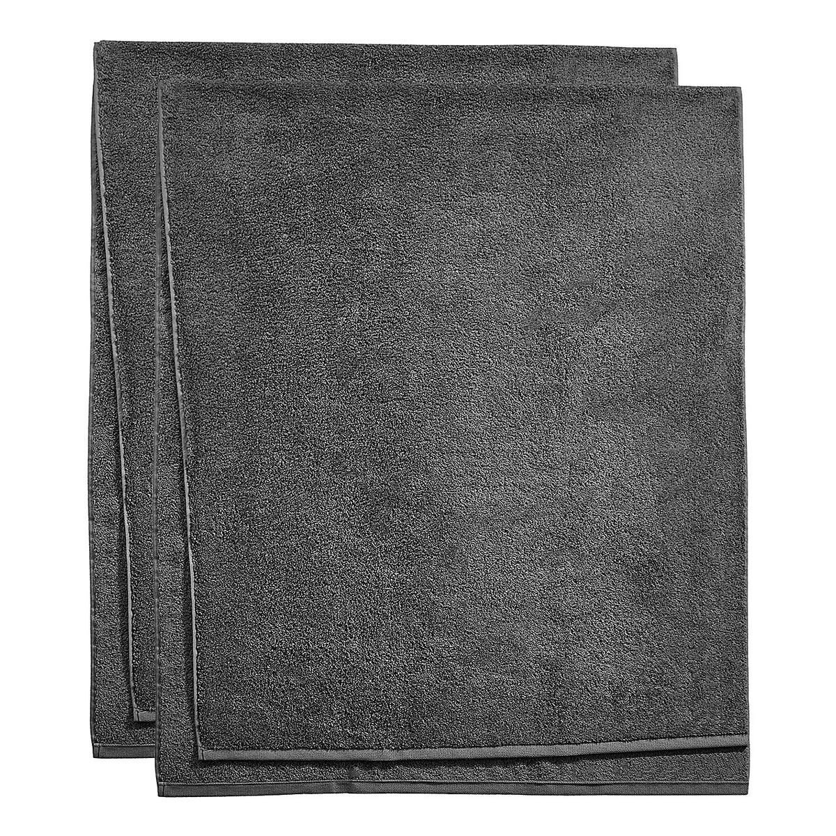 SAUNATUCH (2er Set) Fabulous - Dunkelgrau, Textil (80/200cm) - Butlers