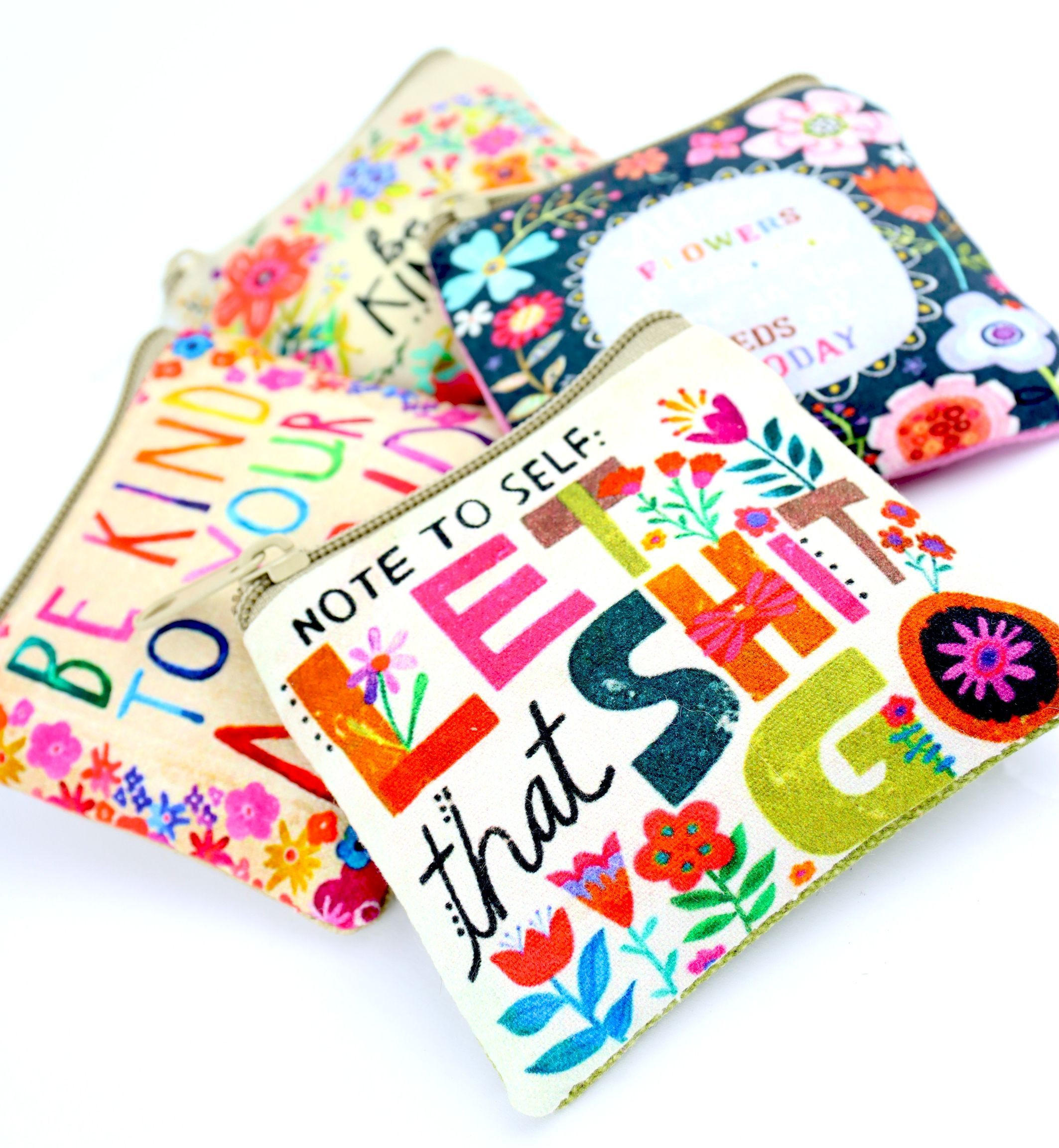 TÄSCHEN Wild Flowers 6er-Set - Multicolor, Textil (8/10/1cm) - FURNARO