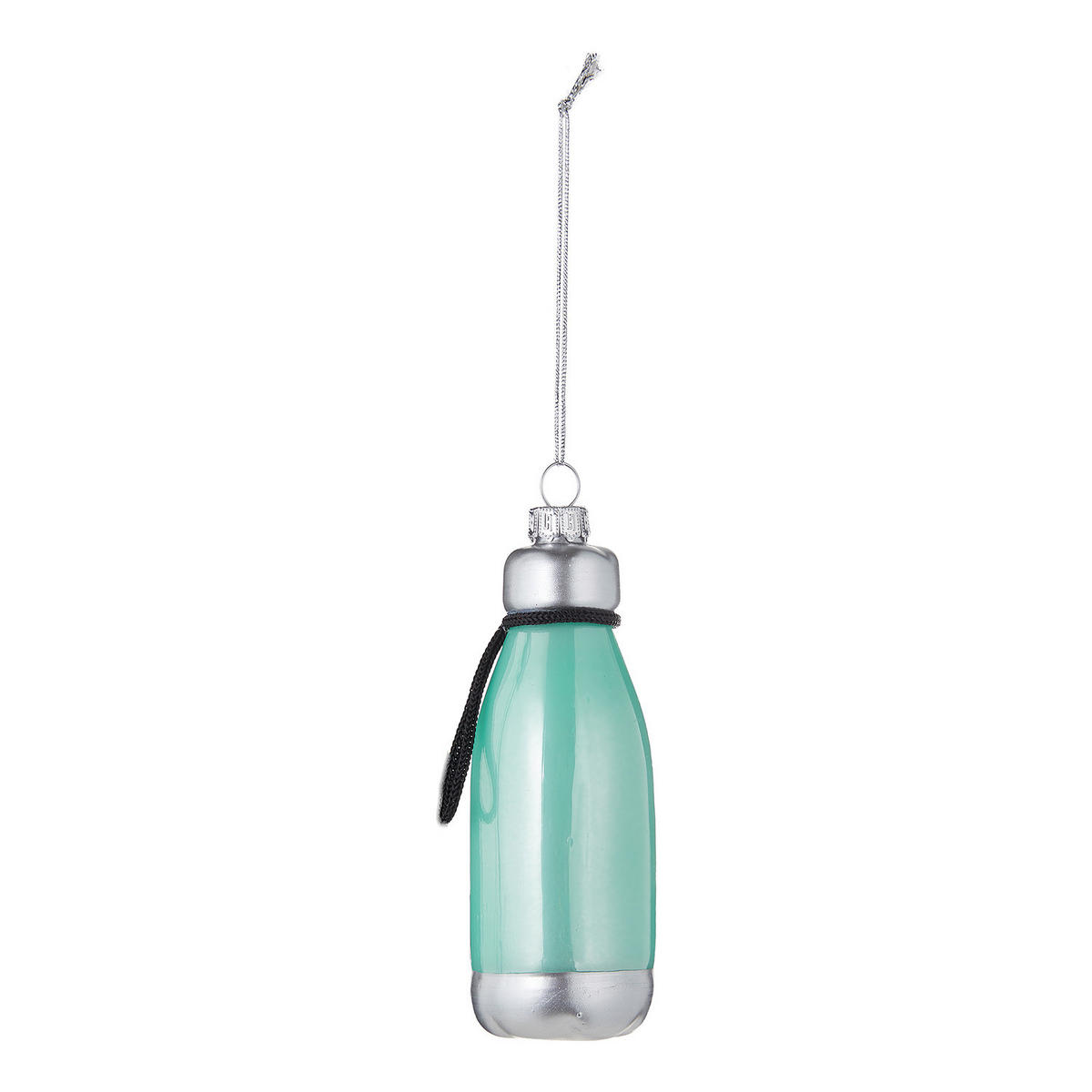 BAUMANHÄNGER Hang On Trinkflasche - Türkis, Glas (4/11/4cm) - Butlers