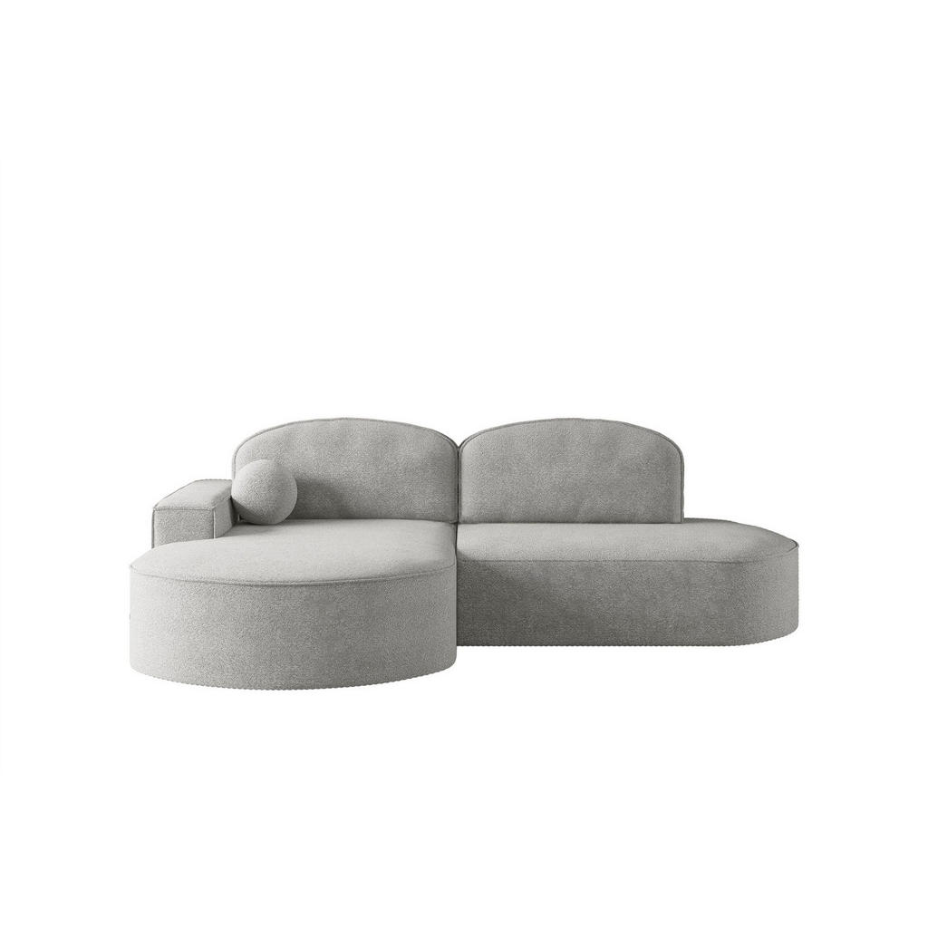Thumbnail - Fun Möbel Ecksofa, Grau, Textil, Ottomane links, 278x179 cm, Wohnzimmer, Sofas & Couches, Wohnlandschaften, Ecksofas