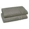 SAUNATUCH, 2er-Set, 70x180 cm, 100% Baumwolle, Braun - Taupe, Textil (70/180cm) - Zollner