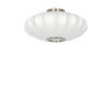 DECKENLEUCHTE Fay Weiß Ø40/17,5 cm - Weiß, Kunststoff (40/40/17.5cm) - Light & Living