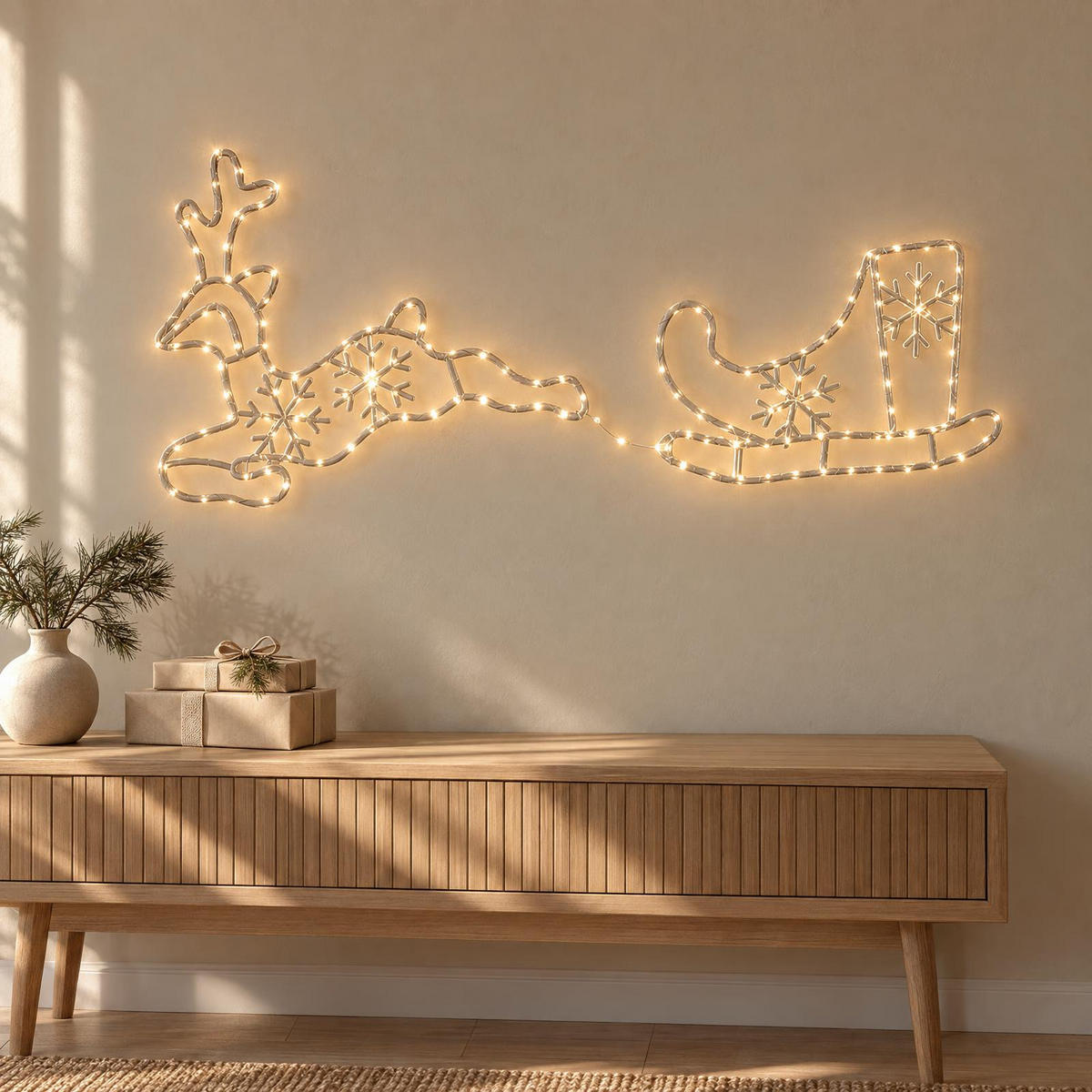 RENTIER mit Schlitten 130/4,5/51 cm - Transparent, Kunststoff (4.5/51/130cm) - Home Styling Collection