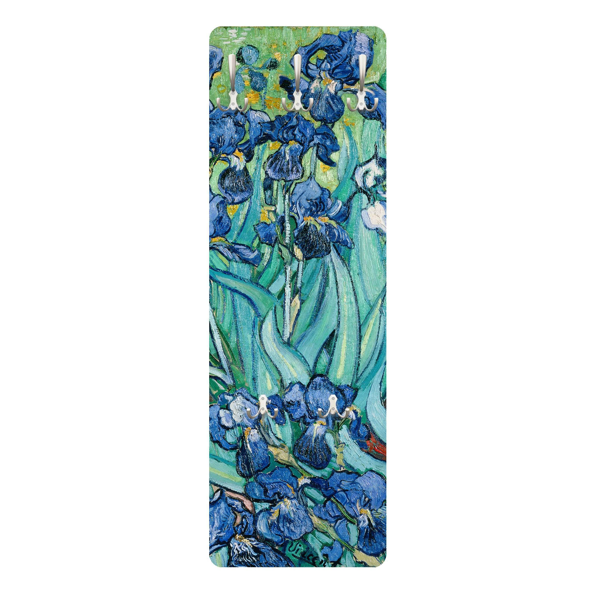 Bilderwelten Wandgarderobe Blau 34x105 cm