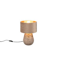 TISCHLAMPE KIRAN - Grau - 26/26/38 cm - Grau, Keramik (26/26/38cm) - Trio Leuchten