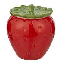 DEKO-DOSE Strawberry - Rot, Keramik (13/15/13cm) - Butlers