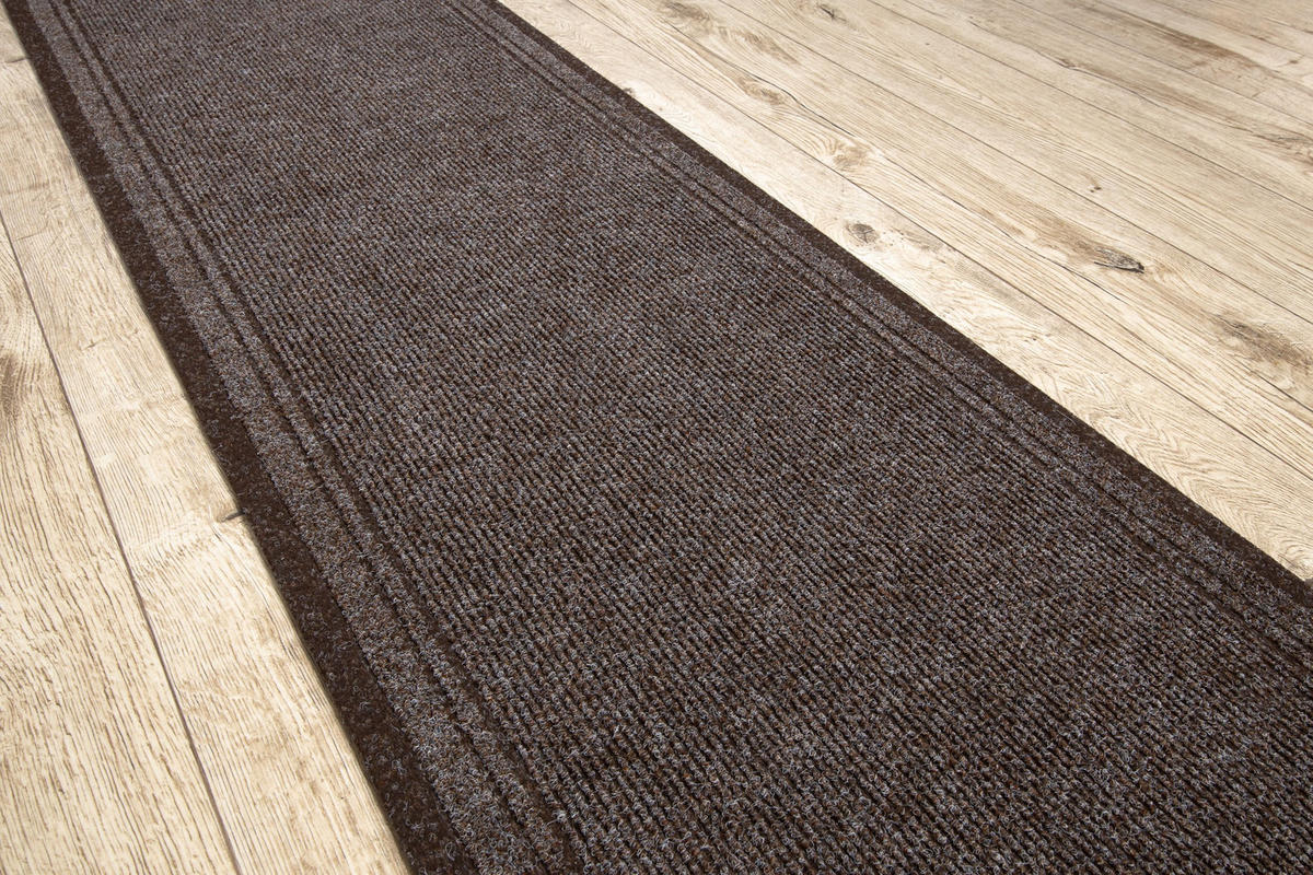 LÄUFER MALAGA braun 66/370 cm - Braun, Textil (66/370cm) - rugsX