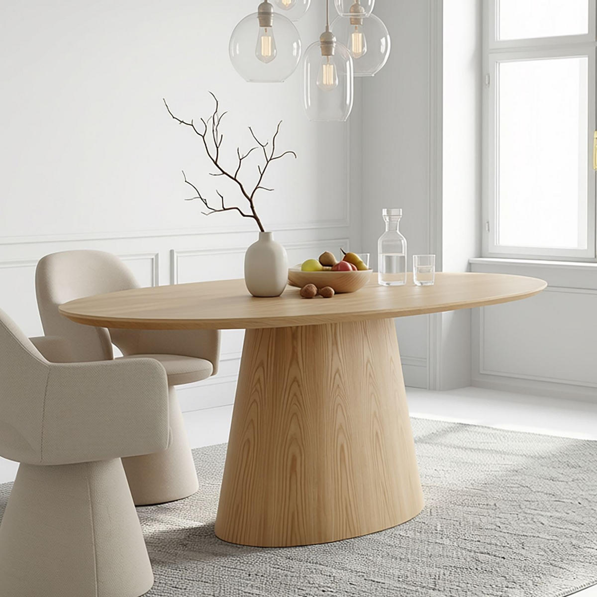 ESSTISCH AURA Eiche - Eichefarben, Holzwerkstoff (110/180/76cm) - IDIMEX