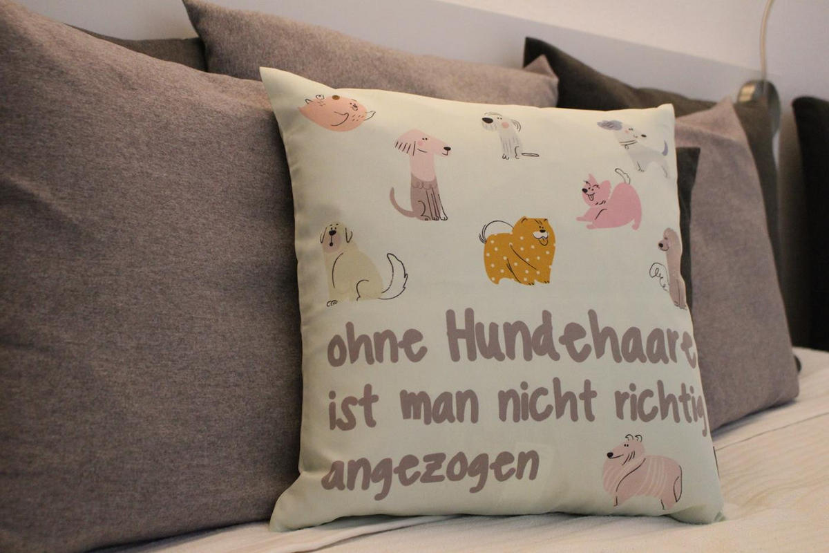 KISSENHÜLLE TIERISCH - Mintgrün, Textil (45/45cm) - Magma Heimtexx