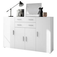 HIGHBOARD Aron Fronten in Weiß matt - Weiß, Holzwerkstoff (166.5/106.5/35cm) - Vladon