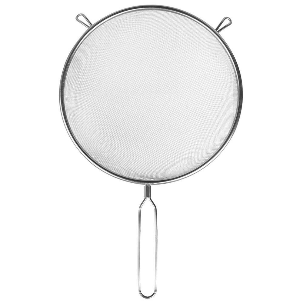 KÜCHENSIEB Silber 20 cm - Silberfarben, Metall (20cm) - Orion 