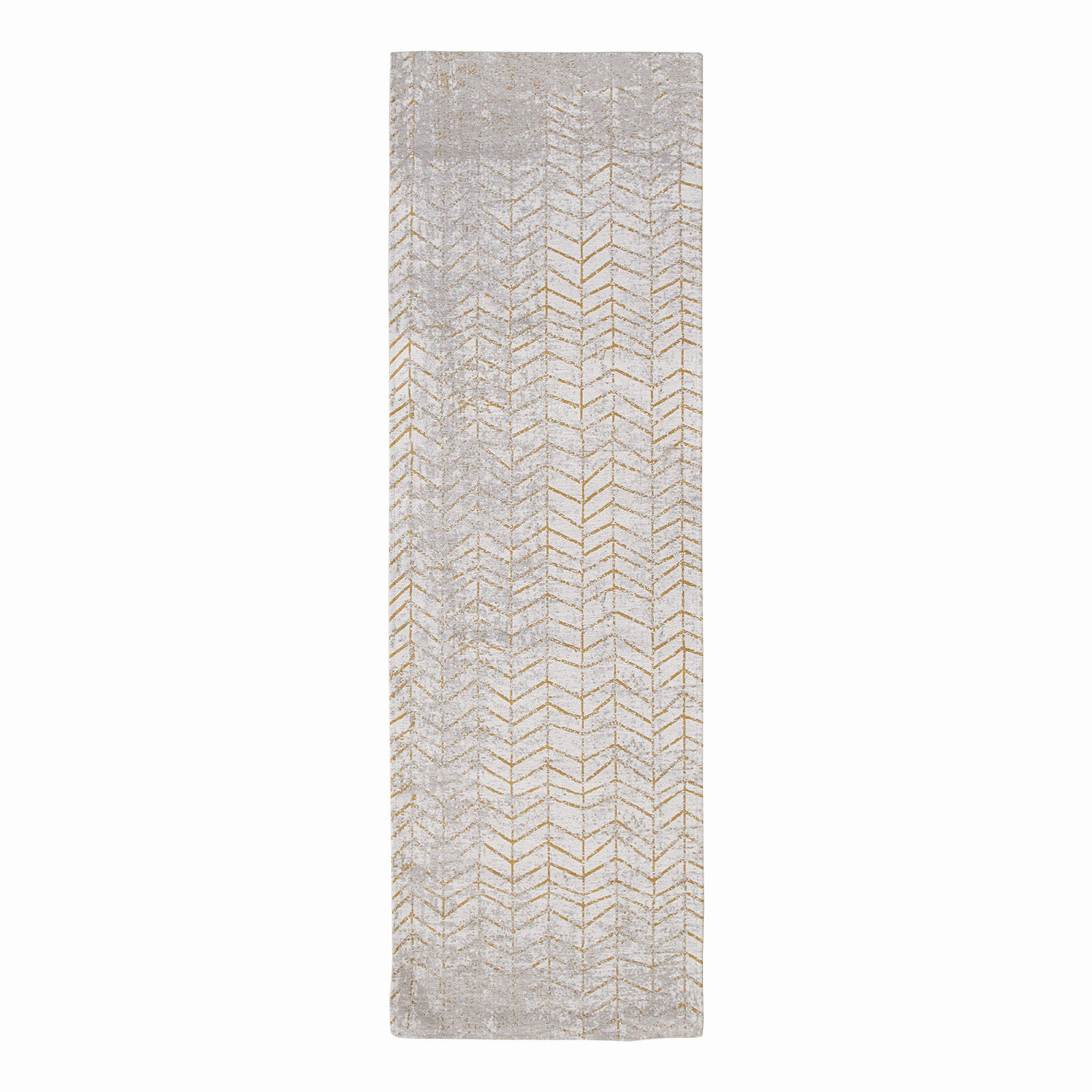 TEPPICH Central Yellow Mad Men Jacob's Ladder 80/250 cm - Beige, Textil (80/250cm) - Louis De Poortere