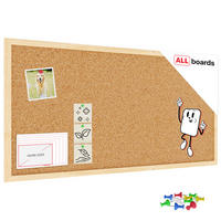 PINNWAND, Korktafel 80x40 cm, Naturholzrahmen - Braun, Holz (80/40/1.5cm) - ALLboards