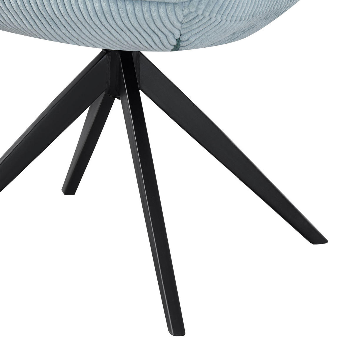 ARMLEHNSTUHL ARVIT Hellblau - Hellblau, Metall (58/81/61cm) - B&D Home