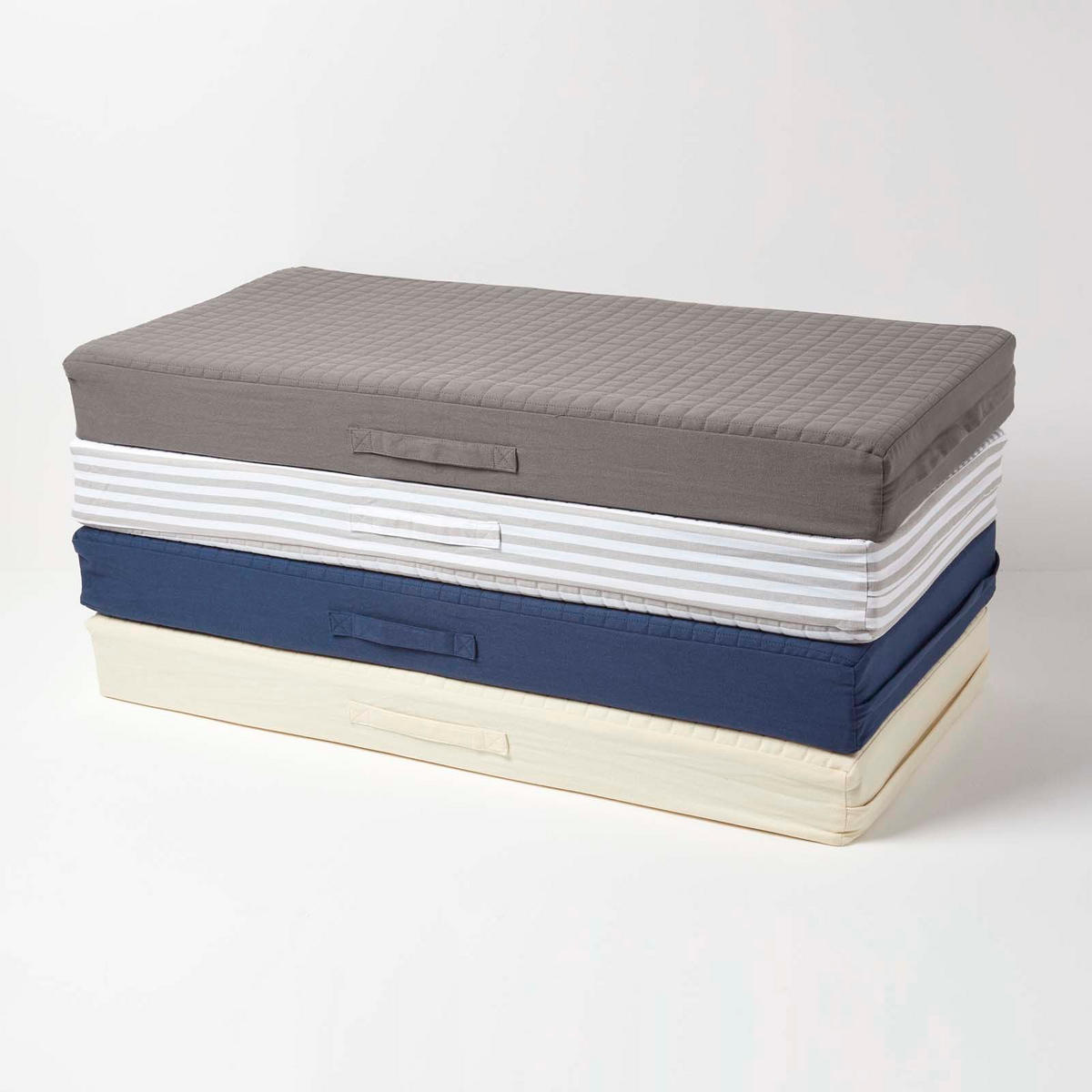 SOFA-AUFLAGE grau 100/50/10 cm – Sitzkissen orthopädisch - Grau, Textil (100/50/10cm) - Homescapes