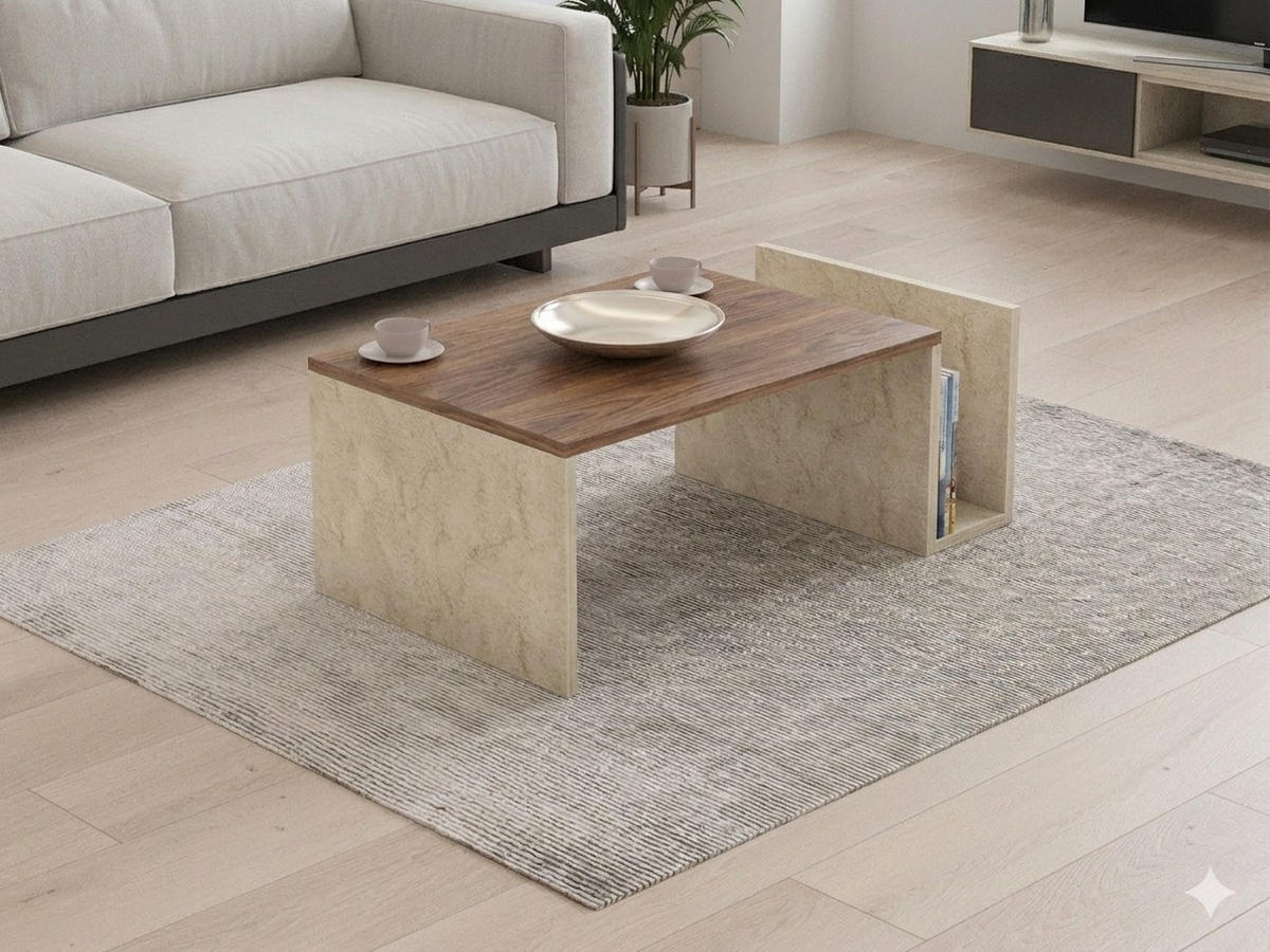 COUCHTISCH memo - Weiß, Holz (86/50/32cm) - Habitat Garten