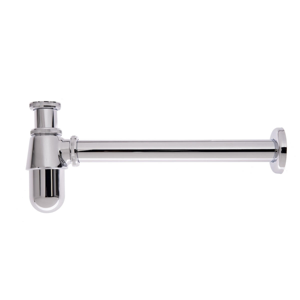 SIPHON mit Ablaufgarnitur Chrom für Waschbecken - Chromfarben, Metall (5cm) - Badplaats