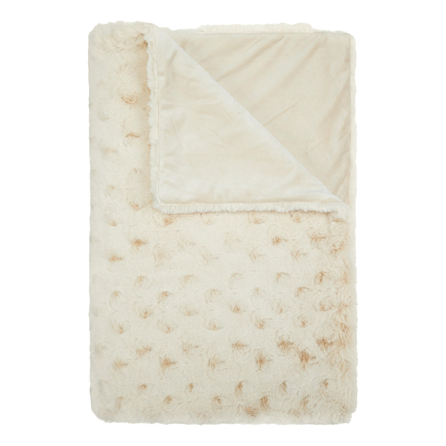 DECKE Shetland - Beige, Textil (150/200cm) - Butlers