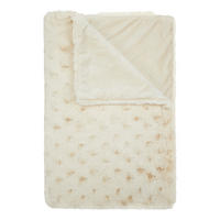 DECKE Shetland - Beige, Textil (150/200cm) - Butlers