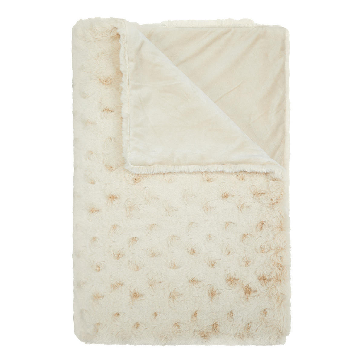 DECKE Shetland - Beige, Textil (150/200cm) - Butlers