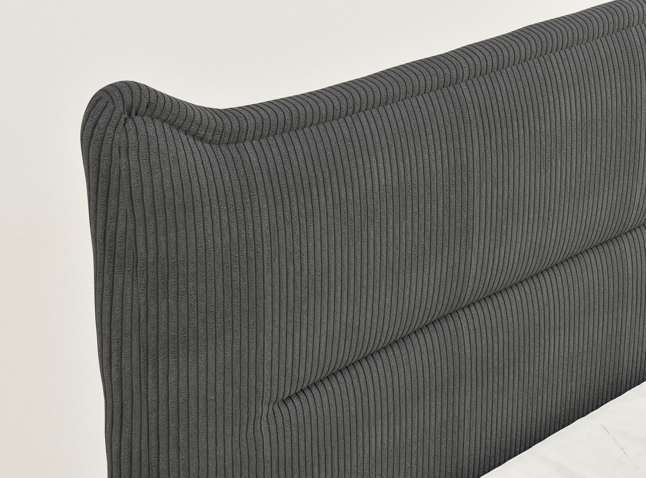 Thumbnail - Maison de Reve Boxspringbett, Graphit, Textil, H3 + H4, Höhe ca. 37 cm, 160x200 cm, Hergestellt in Europa, Oeko-Tex® Sta...