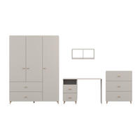 JUGENDZIMMER-SET MARCO C 4-teilig in Kaschmir - Kaschmir, Holzwerkstoff (310/204/51cm) - Deine Möbel 24