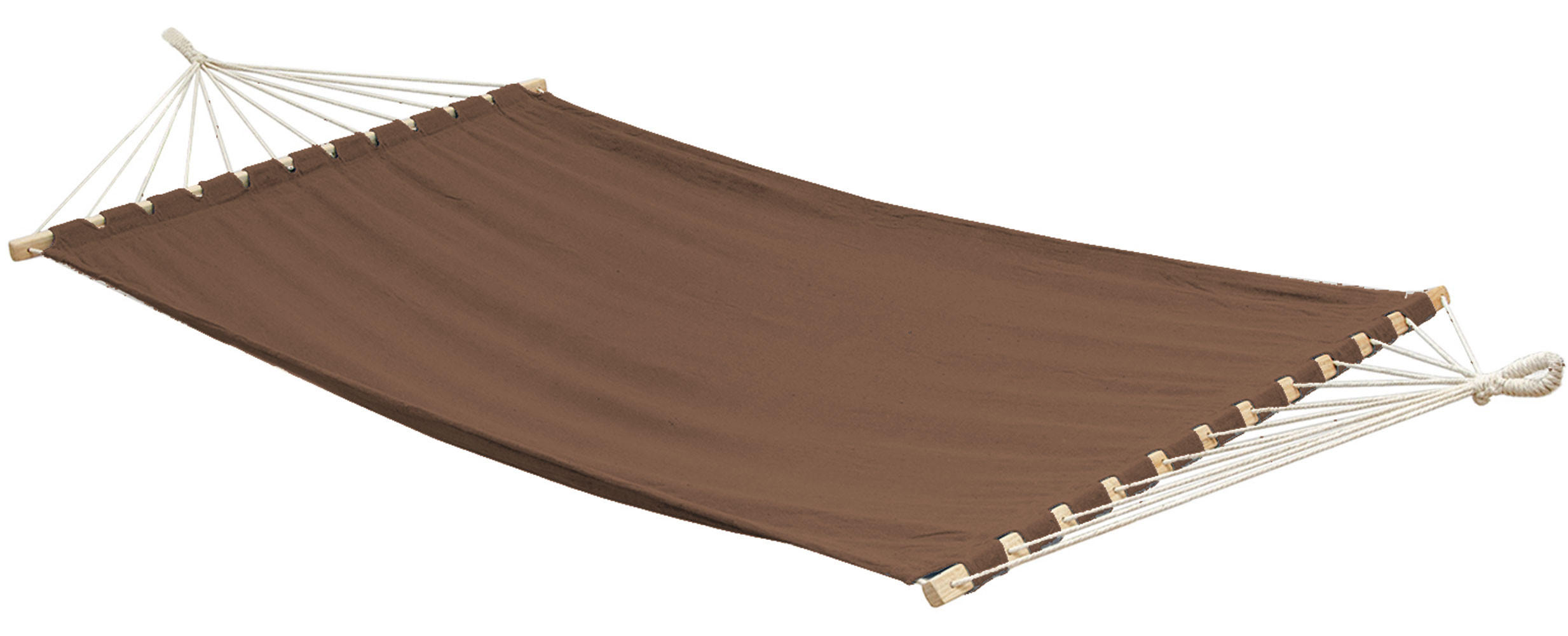 XXL-HÄNGEMATTE für 2 Personen bis 150kg, 285/120 cm, braun - Braun, Textil (115/2.5/185cm) - Amanka
