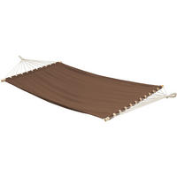 XXL-HÄNGEMATTE für 2 Personen bis 150kg, 285/120 cm, braun - Braun, Textil (115/2.5/185cm) - Amanka