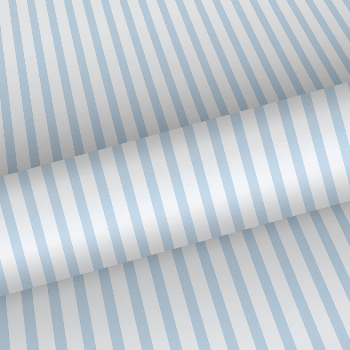 TAPETE Streifen 53 cm x 10 m - Blau, Papier (53/0.1cm) - Sanders & Sanders