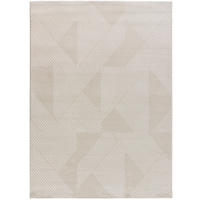 WEBTEPPICH Creme Hl-Geometric 200/300 cm - Creme, Naturmaterialien/Textil (200/300cm) - Atticgo