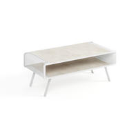 COUCHTISCH TORPE - Creme/Weiß, Holzwerkstoff (60/121/45cm) - Meblini
