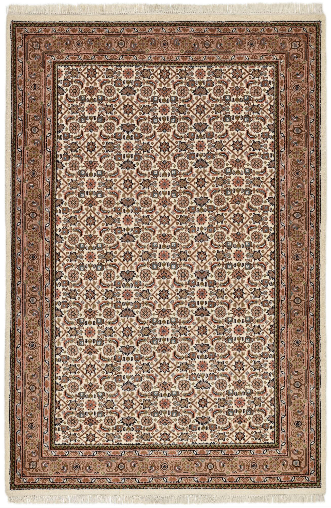 ORIENTTEPPICH Indo Herati, klassisch, strapazierfähig 200x300 cm - Creme, Textil (200/300cm) - Rug and Roll