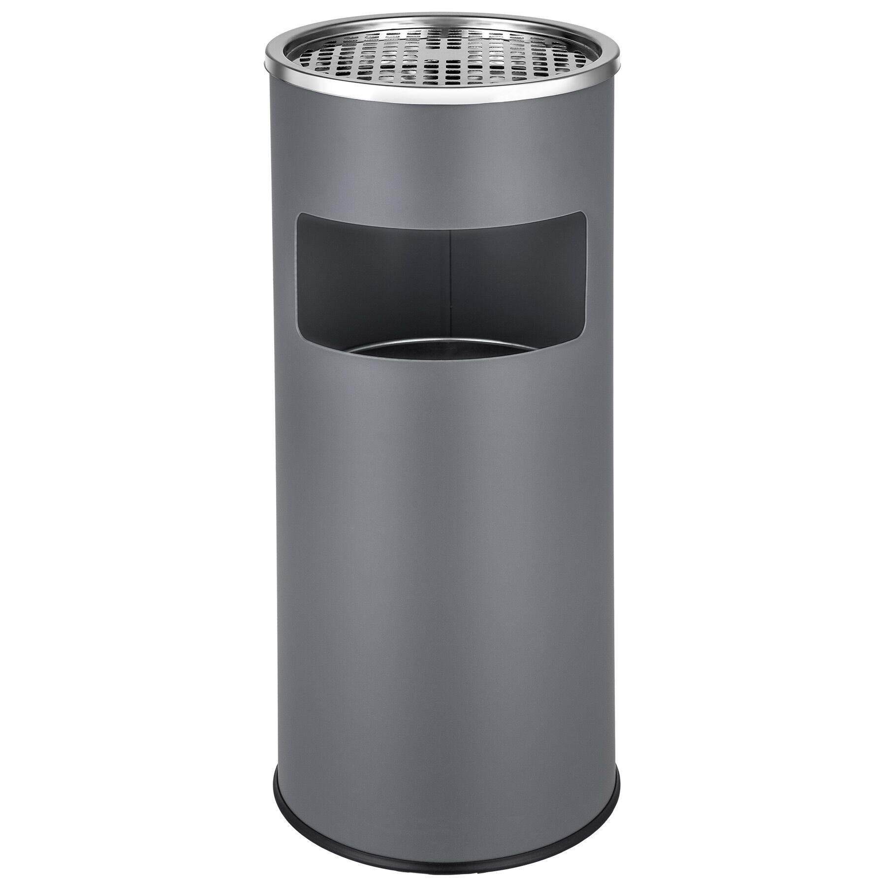 STANDASCHENBECHER , 25 x 61 cm, anthrazit - Anthrazit, Metall (25cm) - tectake