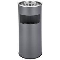 STANDASCHENBECHER , 25 x 61 cm, anthrazit - Anthrazit, Metall (25cm) - tectake