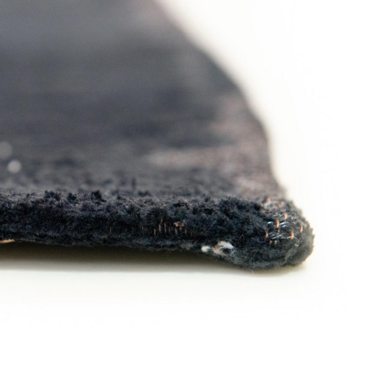 TEPPICH Black Water Structures Baobab 80/250 cm - Schwarz, Textil (80/250cm) - Louis De Poortere