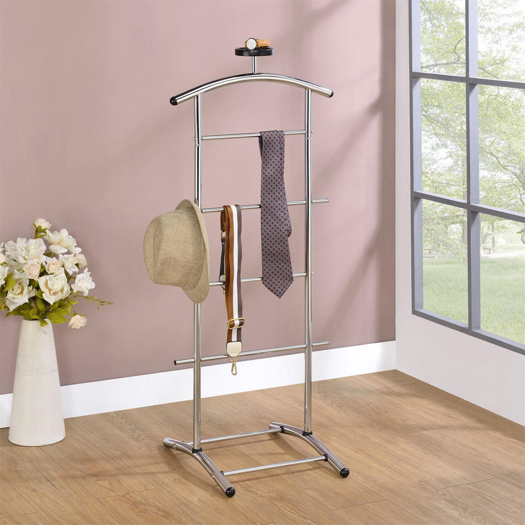 Thumbnail - Idimex Herrendiener, Chrom, Metall, Mode, 47x112x41 cm, Schlafzimmer, Herrendiener