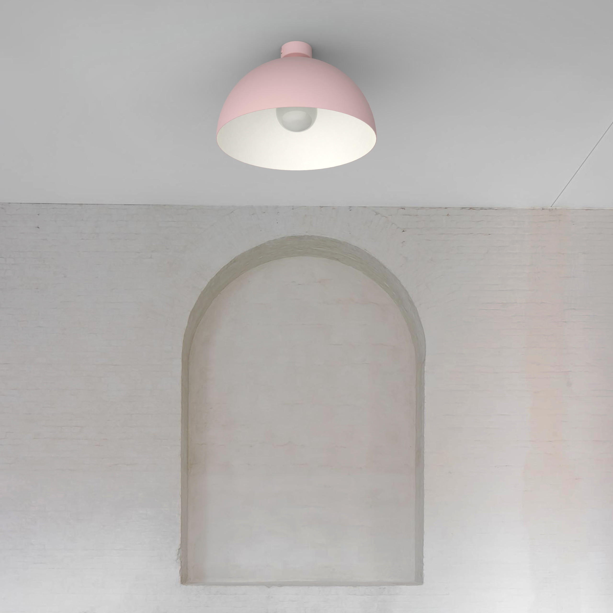 DECKENLEUCHTE - Weiß, Metall (40/40/20cm) - Lumicom