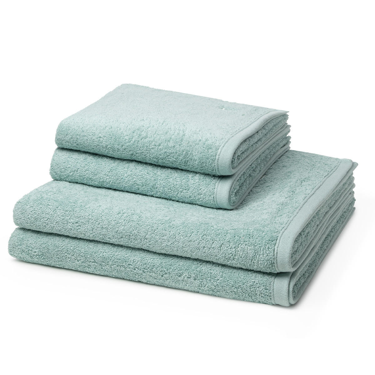 FROTTIERSET Vita 4-teilig - Grün, Textil (50/100cm) - Ross