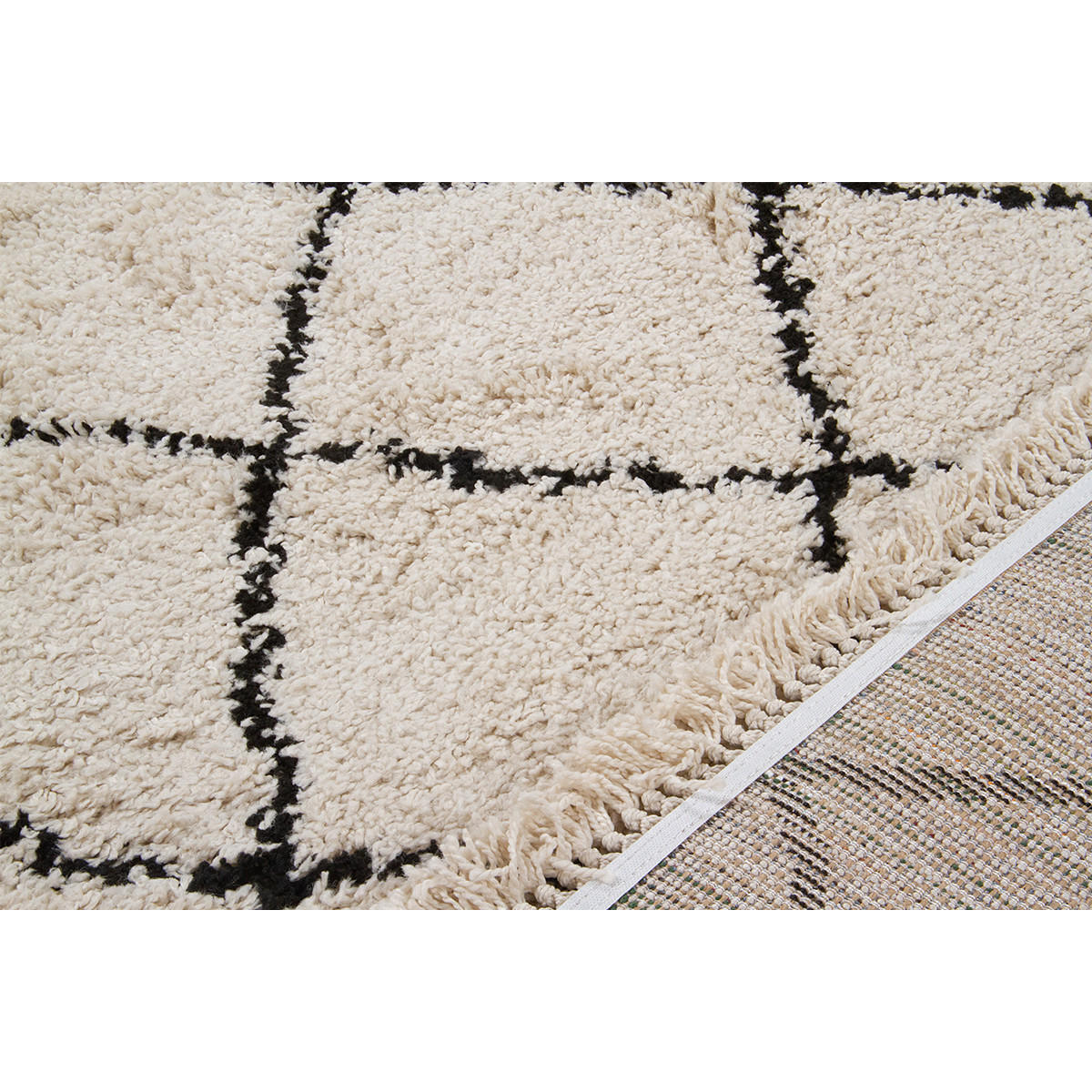 TEPPICH Berber Ecrufarben 60x120 cm ZELIA - Naturfarben, Textil (120/120cm) - Miliboo