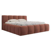 POLSTERBETT Kevson - Rosa, Holzwerkstoff/Textil (140/200cm) - MIRJAN24
