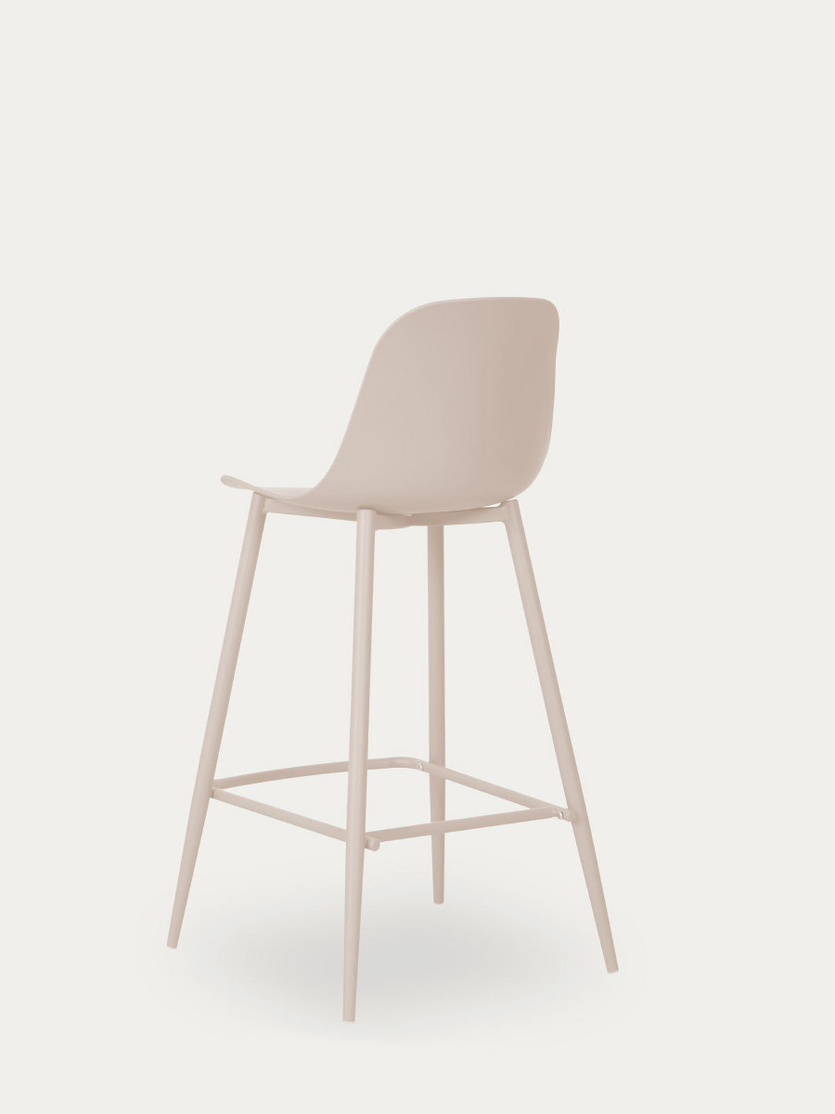 BARHOCKER Lein Beige 49.5 cm x 101.5 cm - Beige, Kunststoff (49/101/48cm) - Kenay Home