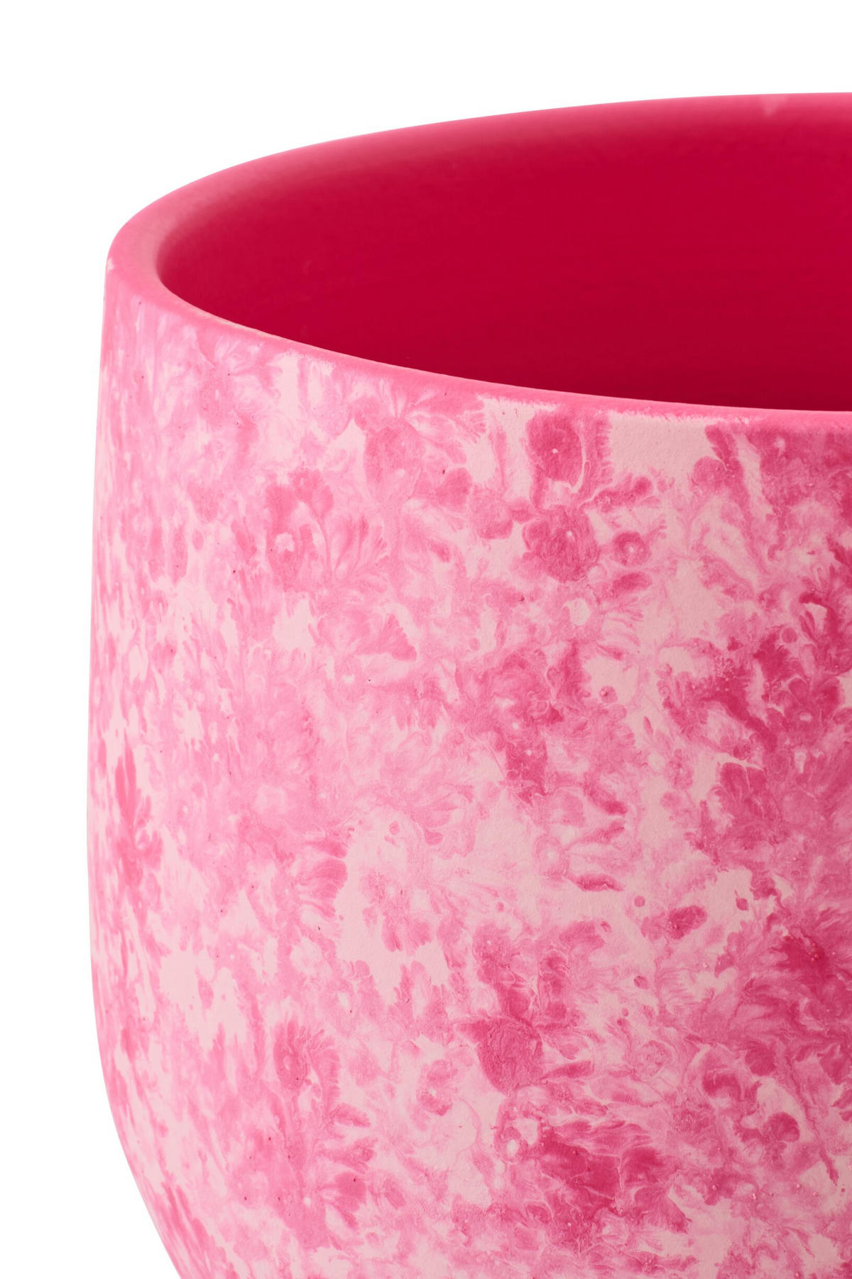 BLUMENTOPF RW Rosa - Pink, Keramik (23/20cm) - J-Line