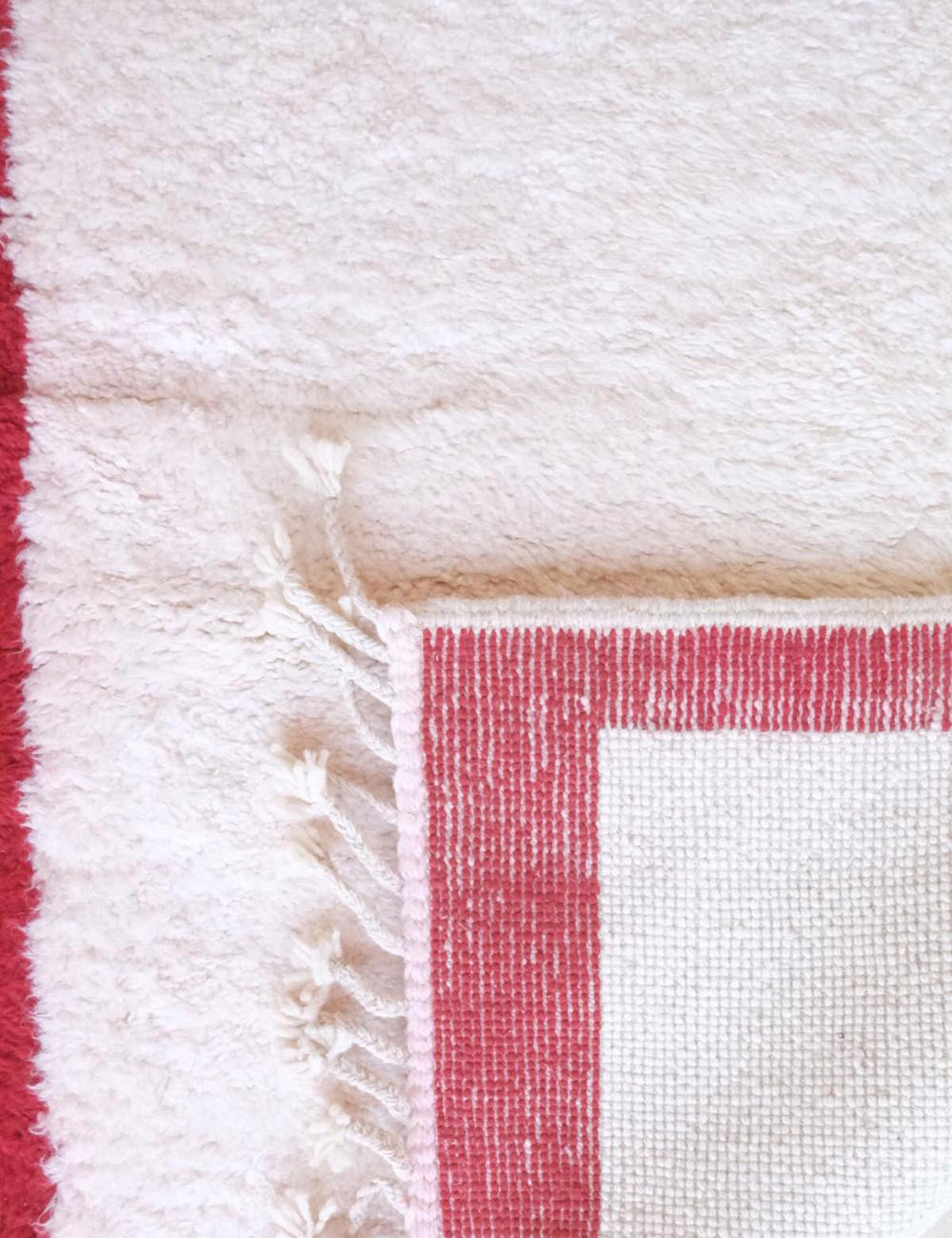 BERBERTEPPICH Design modern 246x 346 cm - Rot, Naturmaterialien (246/346cm) - AFK Living