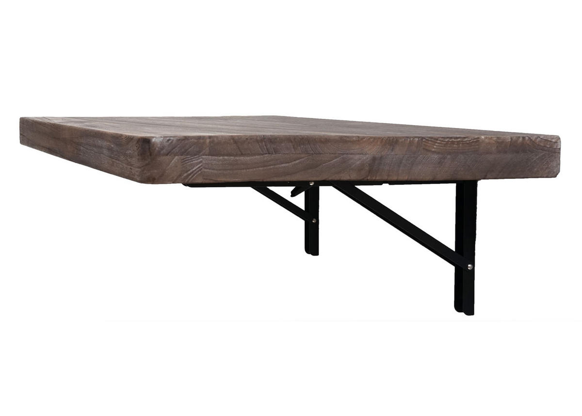 WANDTISCH KLAPPBAR rechteckig Braun - Braun, Holz (100/20/50cm) - MCW