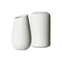 VASEN-SET Alma / Nora weiß 16 cm 2er Set - Weiß, Keramik (16cm) - Ritzenhoff Breker